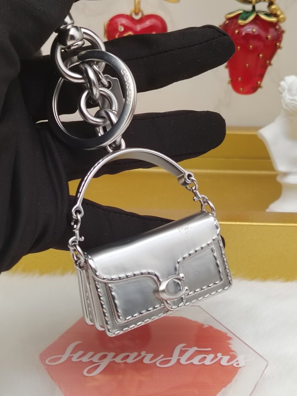 Coach Tabby Bag Charm Keychain bag accessories